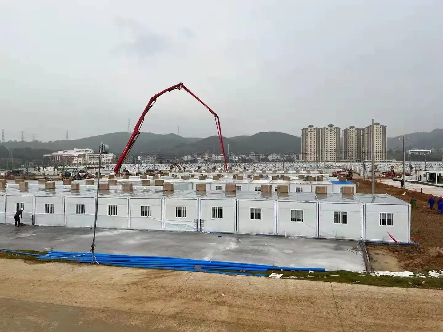 Construction site dormitory in Malaysia