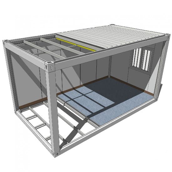 Flat pack container house