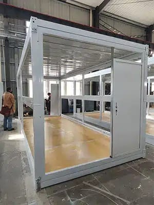 foldable container house steel structure
