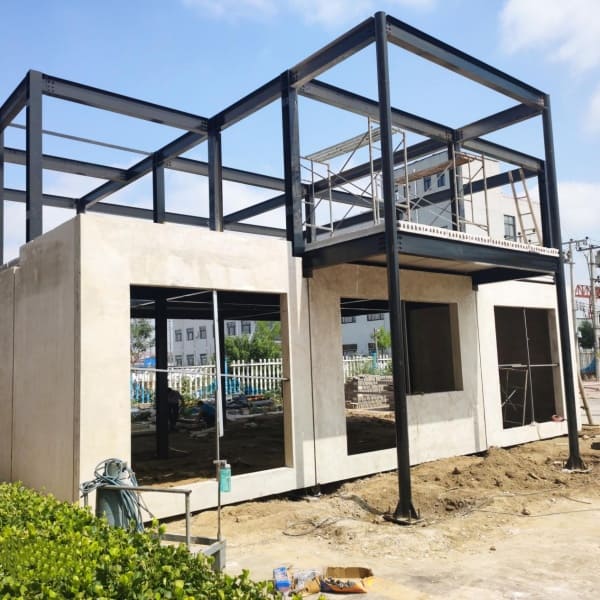 Modern metal home with energy-efficient desig